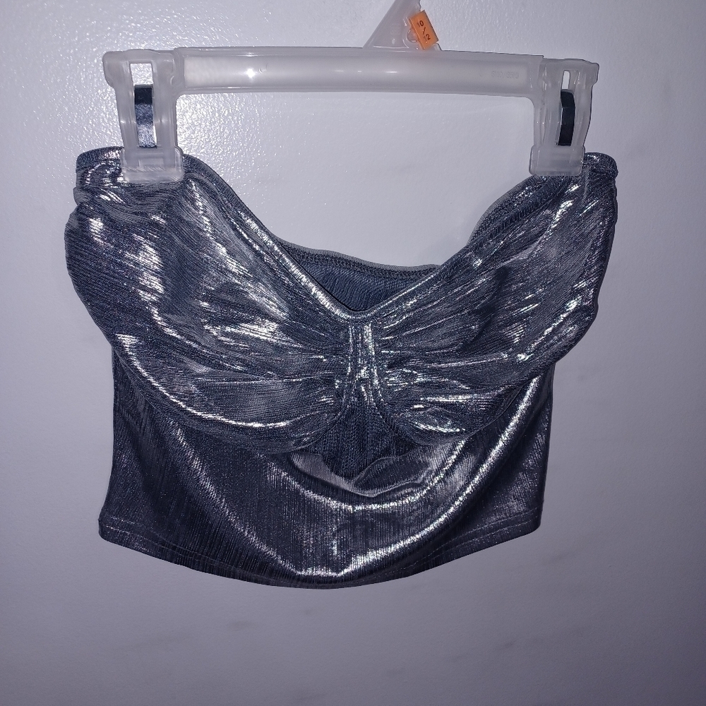 Sexy Strapless Crop Top - W Sz Small